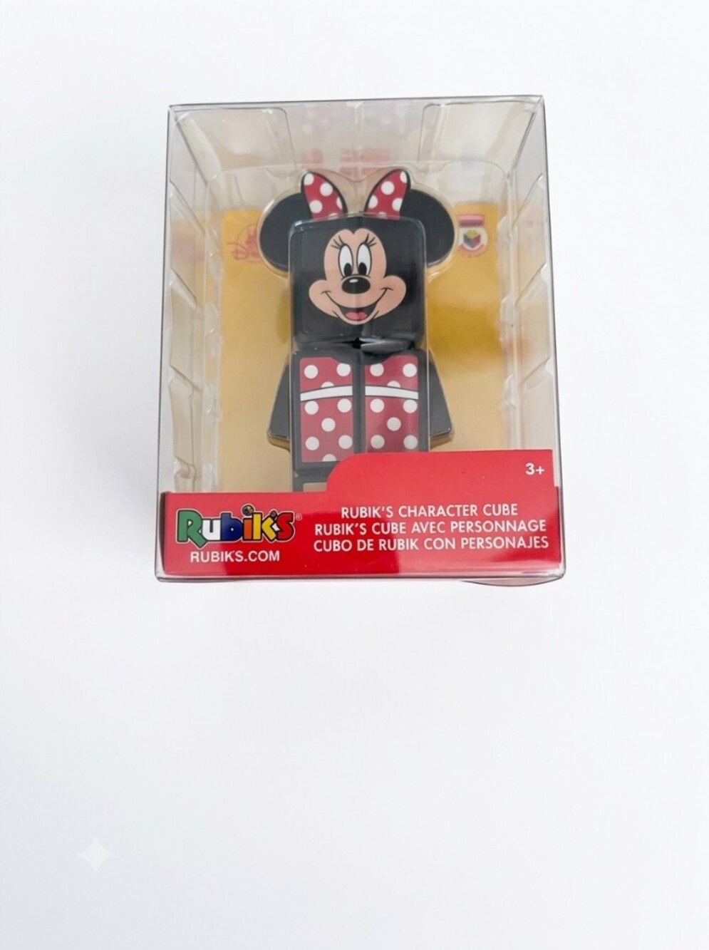 Disney Rubik's Minnie Mouse Character Cube - Black, Red, White